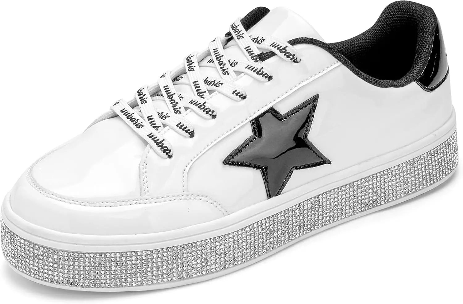 UUBARIS Women's Glitter Tennis Sneakers