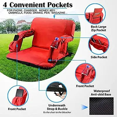 10 Stadium Seats with Back Support for 2024 Comfort Meets Convenience