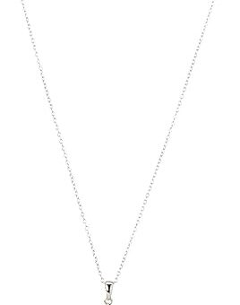 Amazon Essentials Genuine or Created Gemstone Birthstone Flower Pendant Necklace with Chain in Sterling Silver, 18" (previously Amazon Collection)