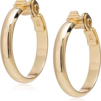 Anne Klein Clip Hoop Earrings