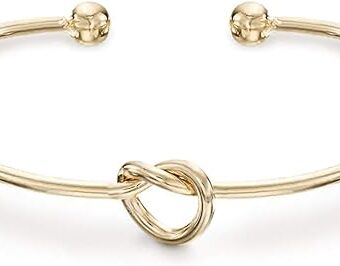 PAVOI 14K Gold Plated Forever Love Knot Infinity Bracelets for Women | Gold Bracelet for Women