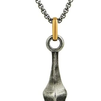 Antique Silver And Bronze Medieval Arrow Head - Pendant For Women and Men - Premium Quality Pendant