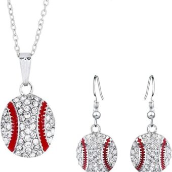 Baseball Earrings for Women Atlanta Braves Shirts Baseball Mom Accessories Diamond Baseball Jewelry Gifts for Women Girls