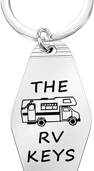 ENSIANTH RV Camper Keychain RV Trailer Vacation Gift Motorhome Keychain Camp Driver Gifts Camper Lover Gift