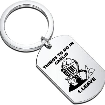 FAADBUK Video Game Inspired Gift Video Game Merch Things To Do In Caelid Keychain for Gamer