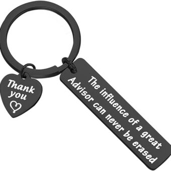 FEELMEM Advisor Gift Counselor Gift Advisor Appreciation Keychain for Teacher