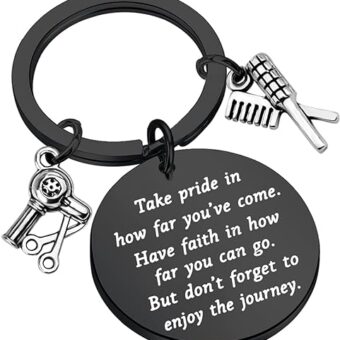 FUSTMW Hair Stylist Graduation Gift Hairdresser Keychain Cosmetology Graduation Gifts