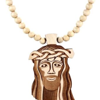 Jesus Piece Pendant Natural