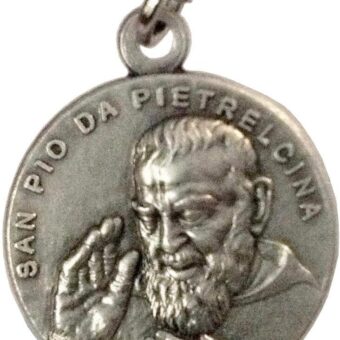 LOT OF 3 (THREE) SAINT PIO OF PIETRELCINA (PADRE PIO) MEDALS - THE PATRON SAINTS MEDALS - 100% MADE IN ITALY