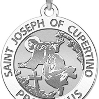 PicturesOnGold.com Saint Joseph of Cupertino Religious Medal - in Sterling Silver and 10K or 14K Gold