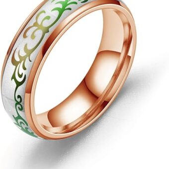 Rings for Women Temperature Sensative Color Changing Wedding Band Unisex Sensitive Emotion Ring Mood Ring Jewelry Gifts