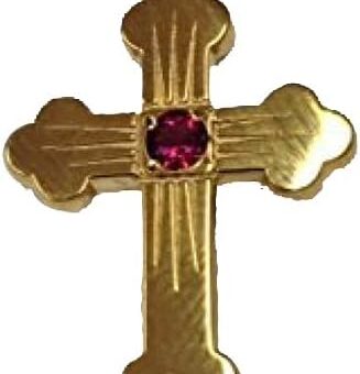 Rose Cross Pendant/pin