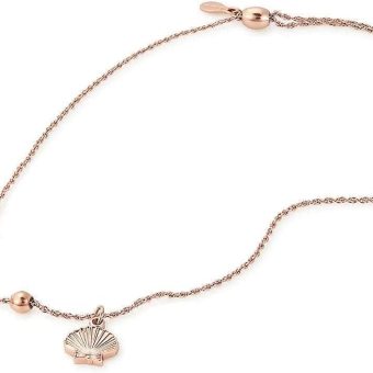 Alex and Ani Adjustable Anklet for Women, Summer Oceanside Beach Multi-Charm, Shiny Finish, 11.5 in