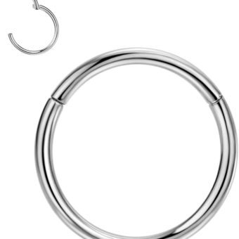 FANSING G23 Titanium Hinged Piercing Rings Hoop