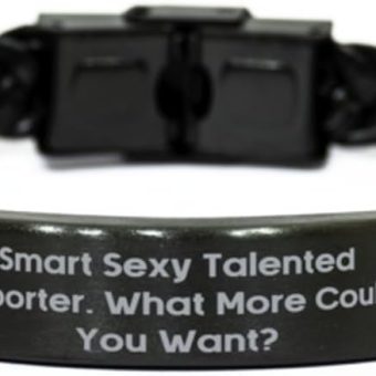 Appreciation Reporter Gifts, Smart., Inappropriate Braided Leather Bracelet For Colleagues, Engraved Bracelet From Team Leader, Jewelry, Accessories, Fashion, Style