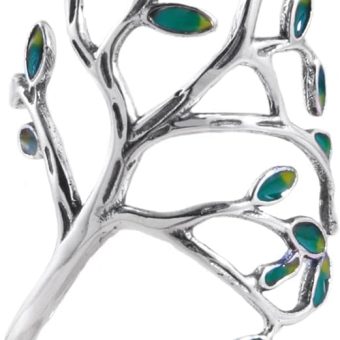 Helen de Lete Innovative The Tree Of Life Sterling Silver Open Ring