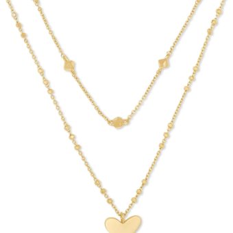 Kendra Scott Ari Heart Multistrand Necklace, Fashion Jewelry for Women