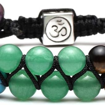 Top Plaza Bead Chakra Bracelet 7 Chakras Healing Crystals Bracelet Yoga Stone Beads Bracelets Meditation Relax Anxiety Bangle for Womens Mens