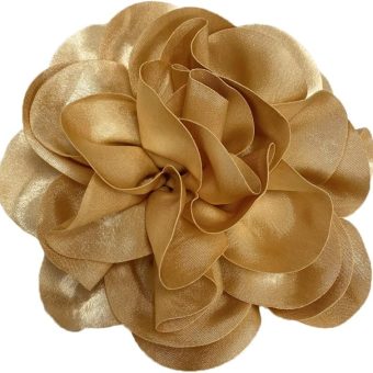 Dainty Satin Fabric Rose Flower Extra Large Big Brooches Lapel Pins Delicate Elegant Silk Camellia Flower Oversized Brooch Pin for Women Wedding Party Dance Banquet Dress Suit Ceremony Clothes Accessories Jewelry Gifts 7.5in