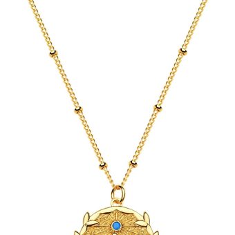 MYEARS Women Pendant Necklace Gold 14K Gold Filled Small Simple Dainty Chain Everyday Jewelry