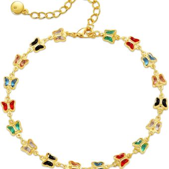 Yumikoo 18k Gold Plated Anklet Ankle Bracelets for Women