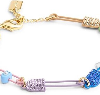 COACH Signature Safety Pin Bracelet