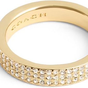 Coach Women's Pavé Band Ring