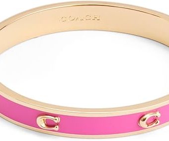 COACH Womens Signature C Enamel Bangle Bracelet