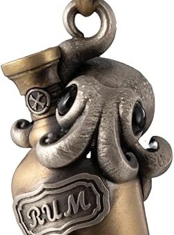 COPPERTIST.WU Octopus Capsule Pendant Necklace for Men Women,Pet Ashes Urn Holder Keepsakes Jewelry