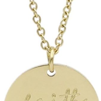 Embrace Your Journey Gold Necklace - Inspirational Charm Pendant, Unique Gift for Inspiration & Positivity - Gift for Her