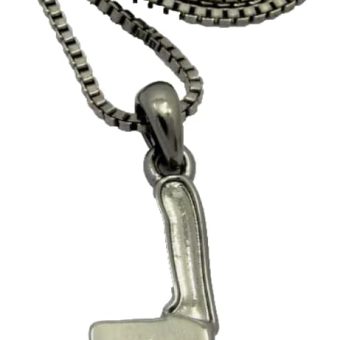 Juggalo Necklace (GUN METAL COLOR WITH 24 INCH BOX CHAIN)