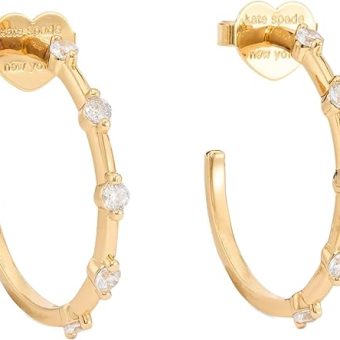 Kate Spade New York Hint Of Shimmer Hoops