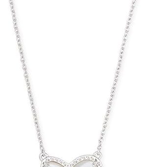 Kendra Scott Ari Heart Adjustable Length Pendant Necklace for Women, Fashion Jewelry