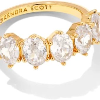 Kendra Scott Cailin 14k Crystal Band Ring, Fashion Jewelry For Women