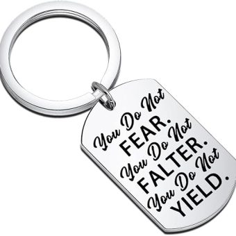 OKEYCH T-OG Inspired Gift You Do Not Yield Keychain Jewelry S-JM Merch Bookish Gift