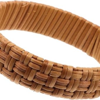 Rattan Bracelet Braided Bracelet Ladies Jewellery Wicker Woven Bangle Wrist Jewelry Jewellery Cuff