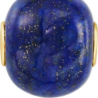 Ross-Simons Lapis Bead Pendant With 14kt Yellow Gold