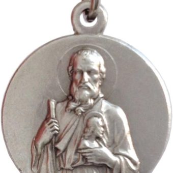 SAINT JUDE THADDEUS THE APOSTLE MEDAL - PATRON SAINT OF IMPOSSIBLE CASES - 100% MADE IN ITALY