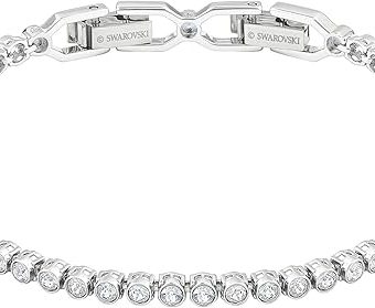 Swarovski Emily Tennis Bracelet Jewelry Collection, Clear Crystals, Blue Crystals, Pink Crystals