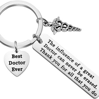 TGBJE Doctor Gift Thank You For All That You Do Keychain Best Doctor Ever Gift Appreciation Gift Medical Gift