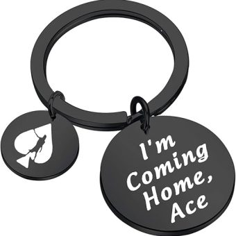 TGBJE FPS Gamer Gift Game Keychain I'm Coming Home Ace Ace Of Spades Destny 2 Gift