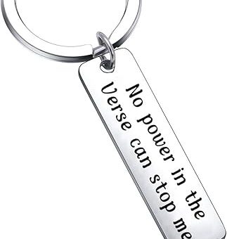 TGBJE Inspirational Gift No Power In The Verse Can Stop Me Keychain Firefly inspired Gift Firefly Fans Gift Serenity Keychain