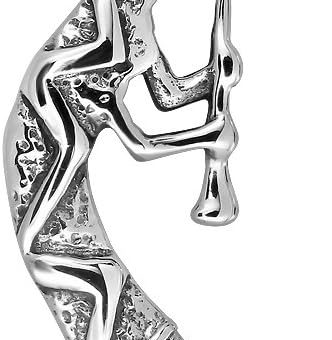 WithLoveSilver 925 Sterling Silver Kokopelli Southwestern Pendant