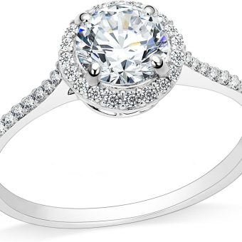 Jude Jewelers 2.0 Carat Stainless Steel Solitaire Engagement Ring Propose Wedding Anniversary Statement