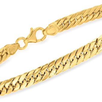 Ross-Simons Italian 14kt Gold Cuban-Link Bracelet