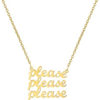 imani Sabrina Please Please Please Inspired Necklace Jewelry Album Merch Accessories for Women Fans Costume Outfit Dress Decor