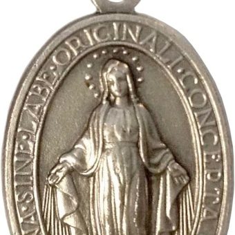 THE MIRACULOUS MEDAL - THE ORIGINAL ONE - 100% MADE IN ITALY - THE PATRON SAINTS MEDALS