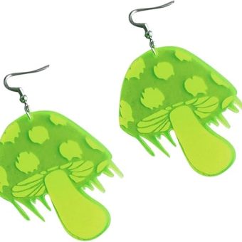 Unique Handmade Bohemian Lightweight Colorful Sweet Charm Food Pendant Drop Earrings Dangle Cute Acrylic Women Jewelry